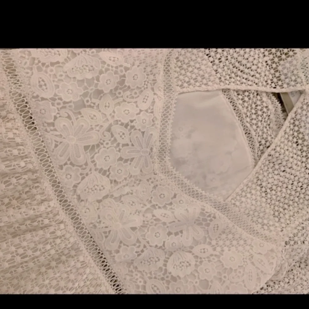 BHLDN Edina dress, ivory, size 16 - Picture 5 of 8